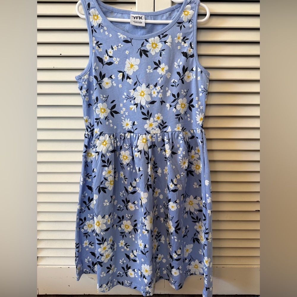 Daisy Delight Blue Kids Dress